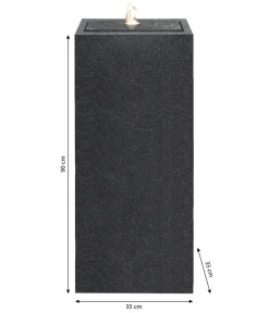 Dehner Polyethylen-Solarbrunnen Glonn, ca. H90 cm Hot