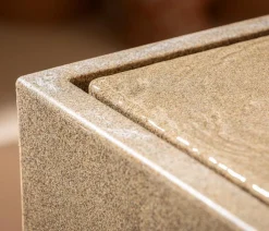 Dehner Gartenbrunnen > Polyethylen-Solarbrunnen Glonn, ca. H90 cm