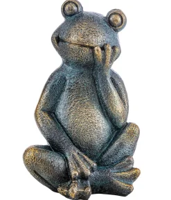 Dehner Gartenzwerge & Gartenfiguren - Polyresin-Frosch Grün
