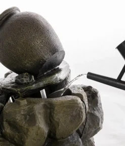 Dehner Gartenbrunnen > Polyresin-Gartenbrunnen Soltero, solarfähig, ca. H54,4 cm