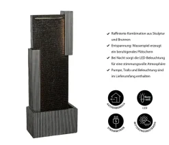 Dehner Polyresin-Gartenbrunnen Minerva, solarfähig, ca. H100 cm Clearance