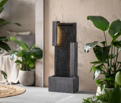 Dehner Polyresin-Gartenbrunnen Minerva, solarfähig, ca. H100 cm Clearance