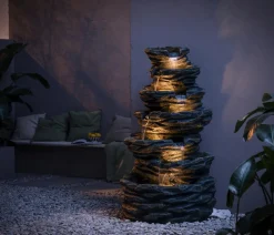 Dehner Polyresin-Gartenbrunnen Roccia, ca.H150 cm Sale