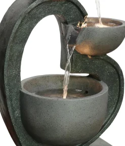 Dehner Gartenbrunnen > Polyresin-Gartenbrunnen Heart, solarfähig, ca. H72,5 cm