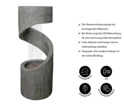 Dehner Gartenbrunnen > Polyresin-Gartenbrunnen Ronda, solarfähig, ca. H79,5 cm