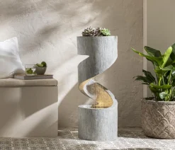 Dehner Gartenbrunnen > Polyresin-Gartenbrunnen Ronda, solarfähig, ca. H79,5 cm