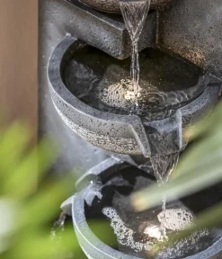 Dehner Gartenbrunnen > Polyresin-Gartenbrunnen Merkur, solarfähig, ca. H91 cm