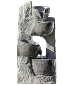 Dehner Gartenbrunnen > Polyresin-Gartenbrunnen Circ, solarfähig, ca. H89 cm