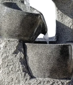 Dehner Gartenbrunnen > Polyresin-Gartenbrunnen Circ, solarfähig, ca. H89 cm