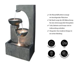 Dehner Polyresin-Gartenbrunnen Lorca, solarfähig, ca. H81 cm Online