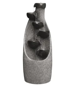 Dehner Gartenbrunnen - Polyresin-Gartenbrunnen Scale, ca. H91 cm Kaltweiß