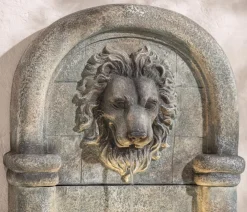 Dehner Polyresin-Wandbrunnen Faro, solarfähig, ca. H103,5 cm Hot