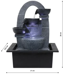 Dehner Zimmerbrunnen > Polyresin-Zimmerbrunnen Skleda