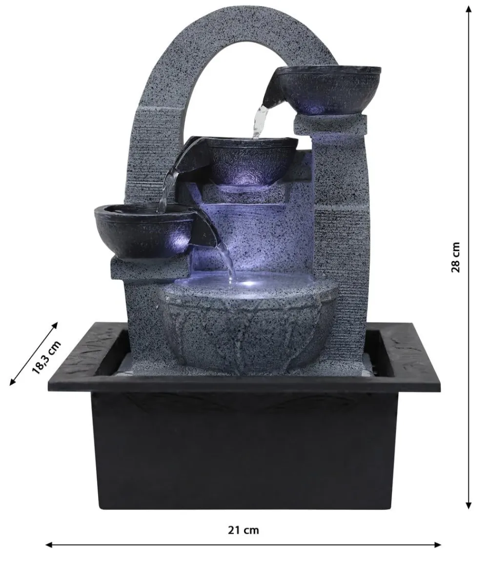 Dehner Zimmerbrunnen > Polyresin-Zimmerbrunnen Skleda