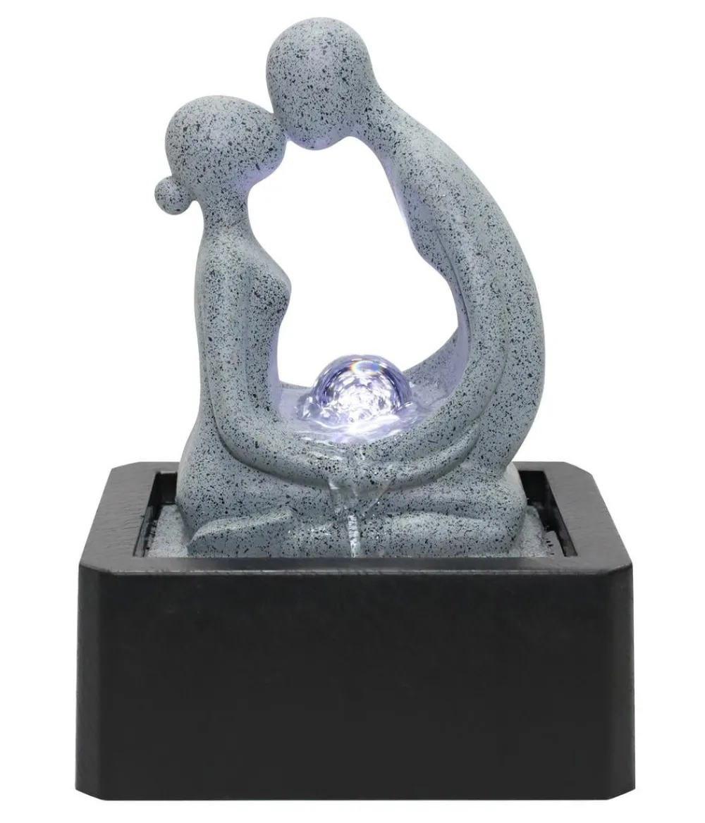 Dehner Polyresin-Zimmerbrunnen Palila mit LED-Beleuchtung, ca. H27 cm Outlet
