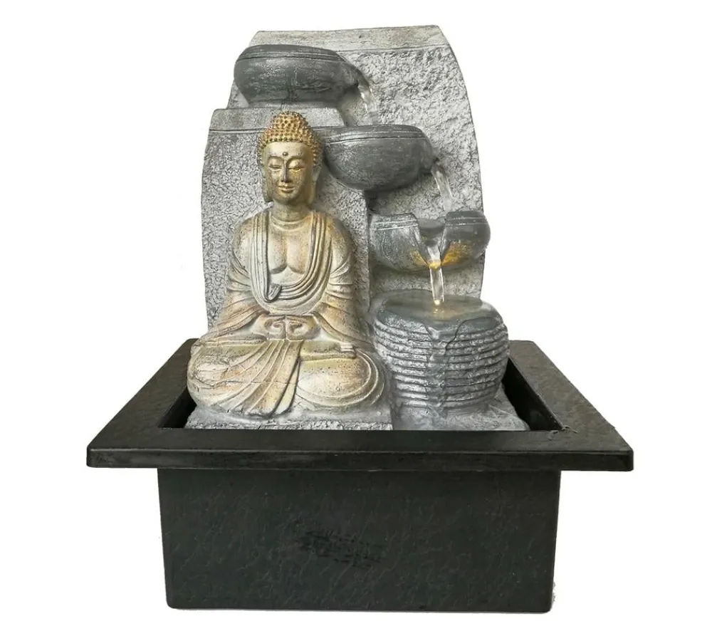 Dehner Polyresin-Zimmerbrunnen Buddha Sale