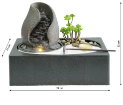 Dehner Zimmerbrunnen - Polyresin-Zimmerbrunnen Landskap, ca. H22 cm