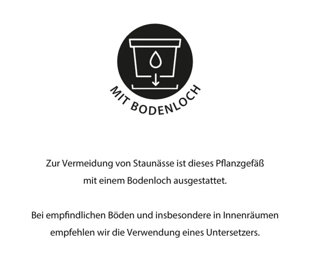 Dehner Polystone-Übertopf Park, rund Grün Online
