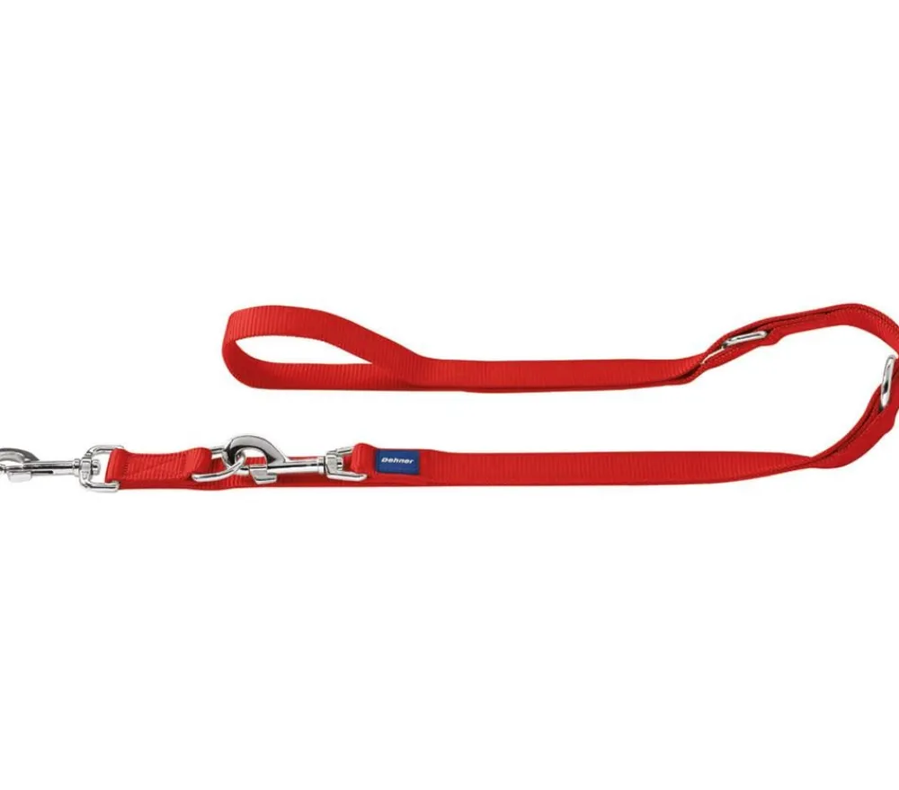 Dehner Premium Hundeleinen - Führeine aphir Rot