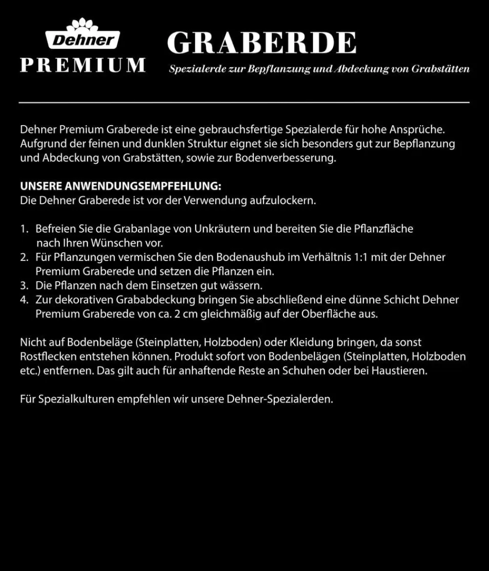 Dehner Spezialerde > Premium Graberde, 120 x 20 Liter