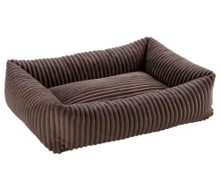 Dehner Premium Betten & Kissen|Hundebetten & Körbe - Hundebett Doya, rechteckig, ca. B100/H25/T80 cm Braun