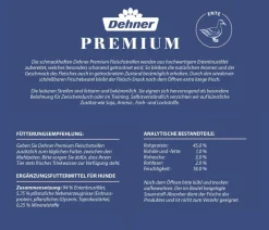 Dehner Premium Hundesnack Fleischstreifen, Entenbrust Sale