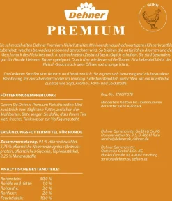 Dehner Premium Hundeleckerlies > Hundesnack Fleischstreifen Mini