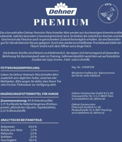 Dehner Premium Hundeleckerlies > Hundesnack Fleischstreifen Mini