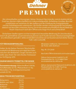 Dehner Premium Hundesnack Fleischstreifen, Hähnchen, 50 g Best