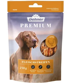 Dehner Premium Hundeleckerlies - Hundesnack Hühnerbrustfilet in Streifen