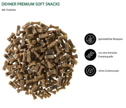 Dehner Premium Hundeleckerlies - Hundesnack Soft Snacks, 140 g