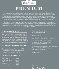 Dehner Premium Katzenleckerlies & Getränke > Katzensnack Fleischstreifen, Kalb, 45 g