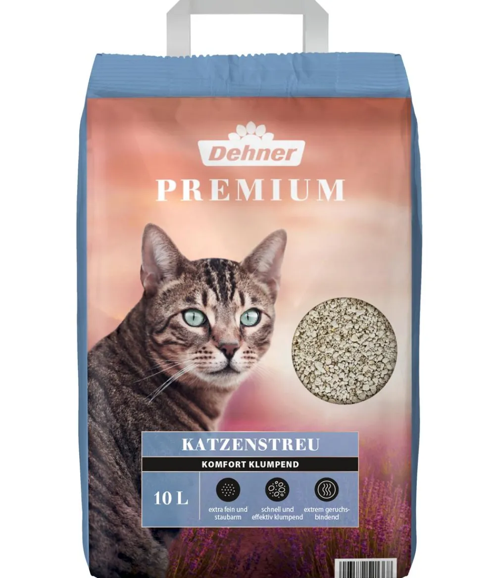 Dehner Premium Katzenstreu > Katzenstreu Komfort Klumpend, 10 l