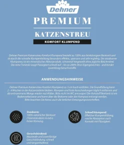 Dehner Premium Katzenstreu Komfort Klumpend, 3 x 10 l Online