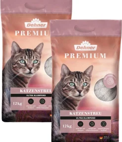 Dehner Premium Katzenstreu > Katzenstreu Ultra Babypuder-Duft, klumpend