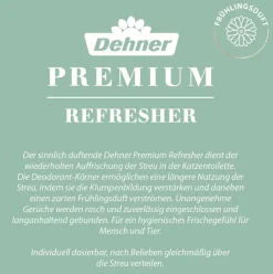 Dehner Premium Katzenklo|Katzenpflege - Katzentoiletten-Refresher, Frühlingsduft, 700 g