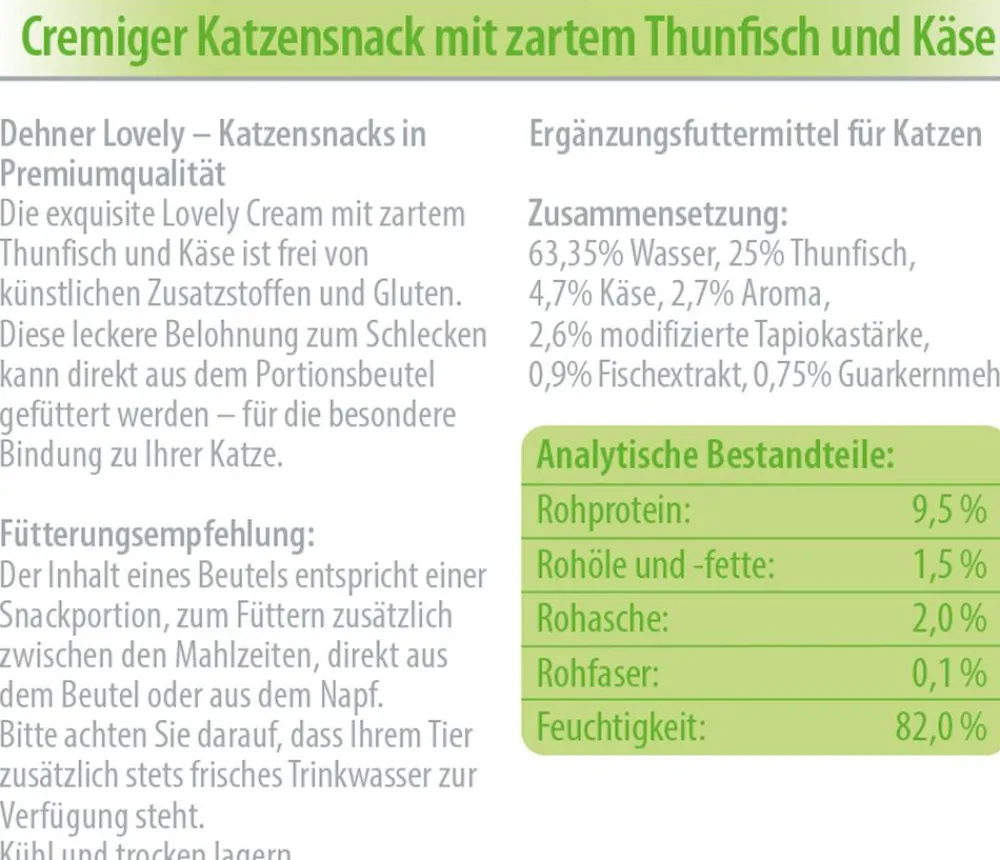 Dehner Premium Lovely Katzenleckerlies & Getränke > Katzensnack Mein Gaumenfreund, 12 x 6 x 14 g