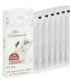 Dehner Premium Lovely Katzensnack Cream Mein Feinschmecker, 12 x 6 x 14 g Best
