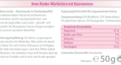 Dehner Premium Lovely Katzenleckerlies & Getränke > Katzensnack Ein bescheidenes Dankeschön, 12 x 50 g