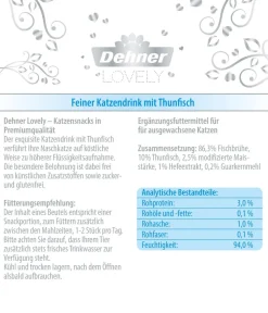 Dehner Premium Lovely Katzenleckerlies & Getränke - Katzensnack Drink Für Diven, 48 x 40 g