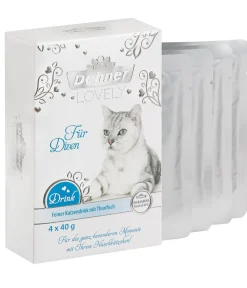 Dehner Premium Lovely Katzenleckerlies & Getränke - Katzensnack Drink Für Diven, 48 x 40 g
