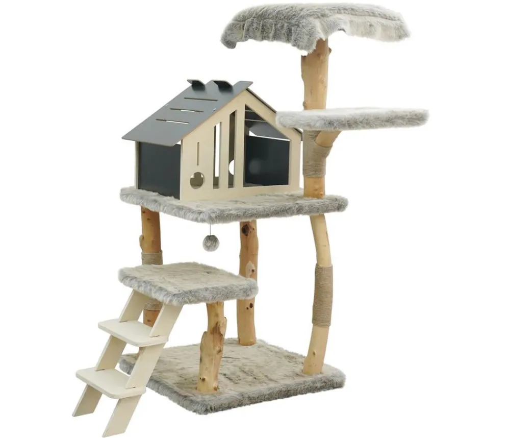 Dehner Premium Lovely Kratzbäume & Kratzmöbel > Kratzbaum Aufspringen & Runterkommen, ca. B106/H129/T92 cm