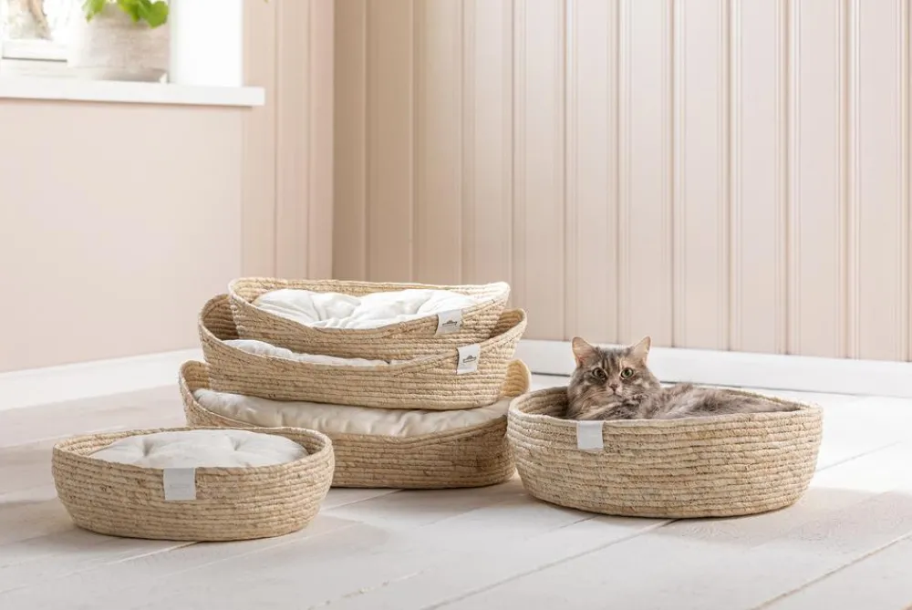 Dehner Premium Lovely Katzenbetten & Katzenkissen > Kuchebett Tiefer chaf, ova