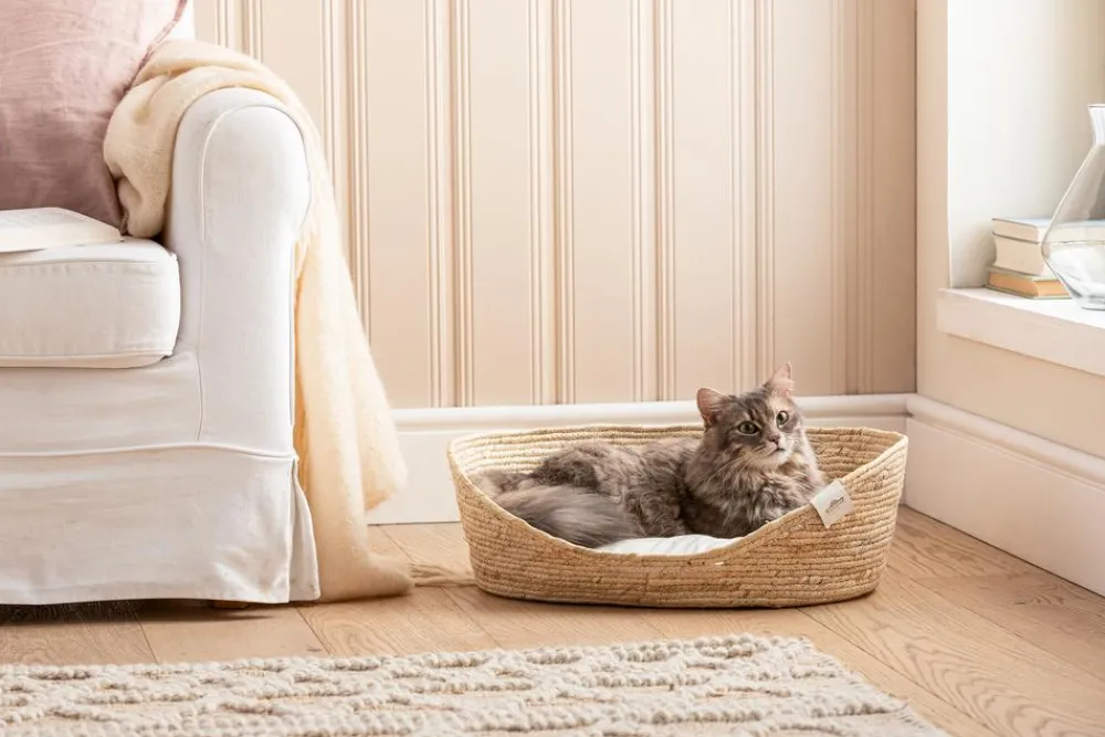 Dehner Premium Lovely Katzenbetten & Katzenkissen > Kuchebett Tiefer chaf, ova