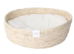 Dehner Premium Lovely Katzenbetten & Katzenkissen - Kuschelbett Guter Schlaf, oval