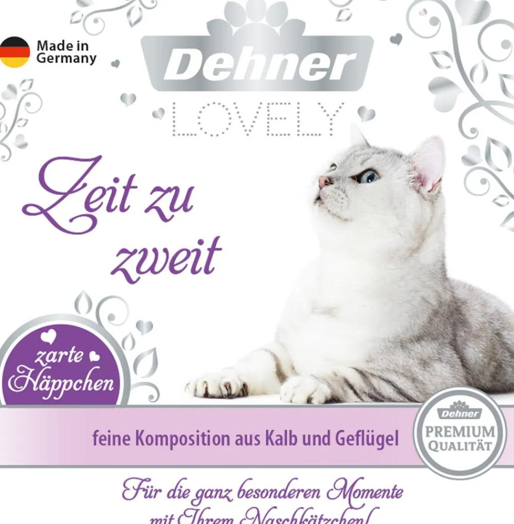 Dehner Premium Lovely Nassfutter Katze > Nassfutter für Katzen Zeit zu zweit, 16 x 100 g