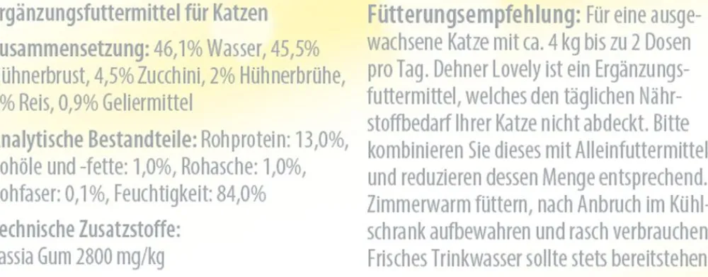 Dehner Premium Lovely Nassfutter Katze > Nassfutter für Katzen in Gelee Hallo, mein Schatz!, 24 x 85 g