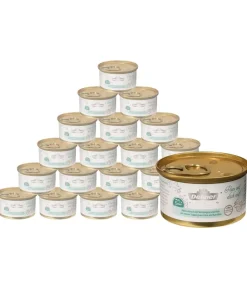 Dehner Premium Lovely Nassfutter Katze > Nassfutter für Katzen in Gelee Pass auf dich auf!, 24 x 85 g