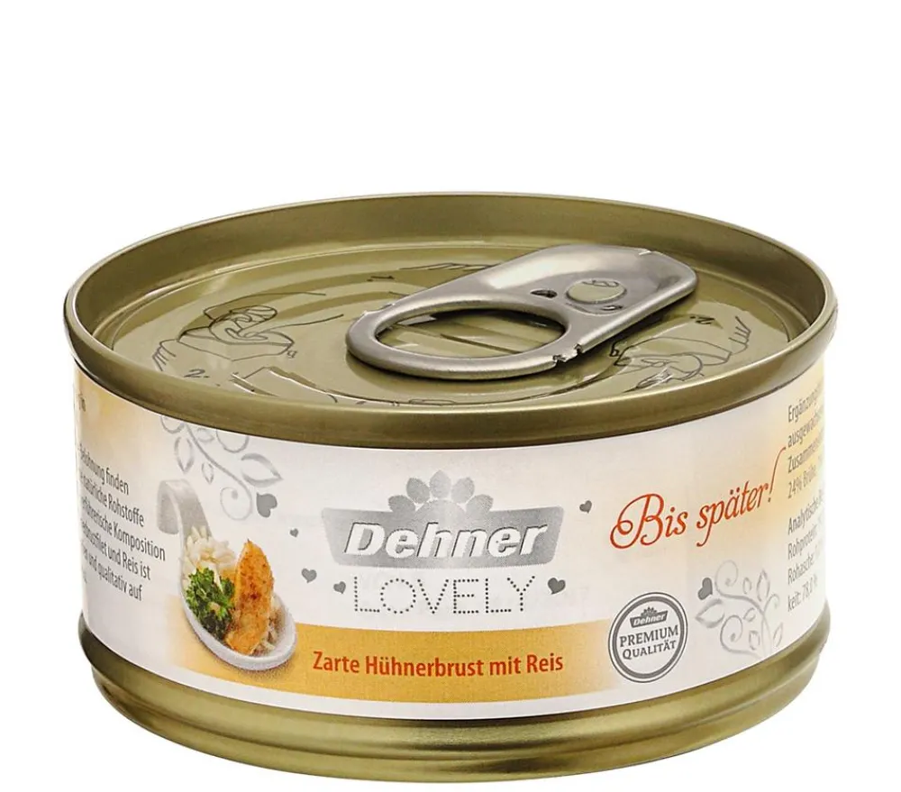 Dehner Premium Lovely Nassfutter für Katzen Bis später!, 24 x 70 g New