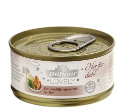 Dehner Premium Lovely Nassfutter Katze - Nassfutter für Katzen Nur für dich!, 24 x 70 g